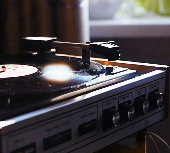 vintage turntable